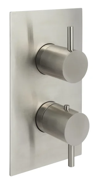Just Taps Inox Thermostatic Concealed 1 Outlet Shower Valve