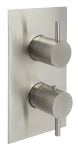 Just Taps Inox Thermostatic Concealed 1 Outlet Shower Valve