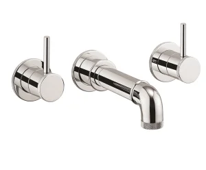 Crosswater Mpro Industrial Wall Stop Taps Chrome