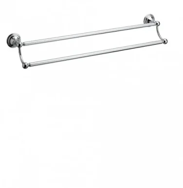Crosswater Belgravia Double Towel Rail 60cm Chrome detail view - Image 2