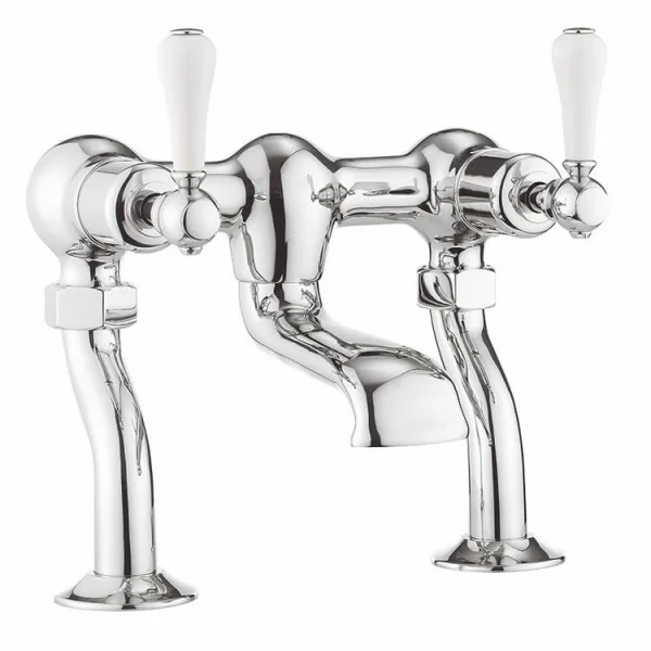 Crosswater Belgravia Lever Bath Filler Deck Mounted Chrome