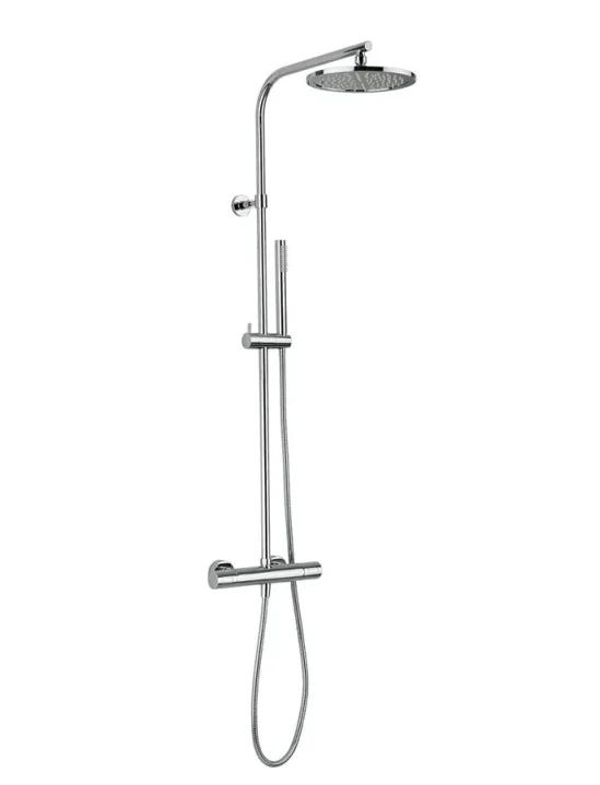 Crosswater Multivalve Curve Exposed Thermo Shower Chrome product image - Image 1
