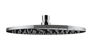 Crosswater Union 250mm Round Shower Head Brushed Black Chrome