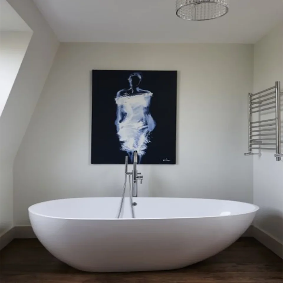 Jis Ouse 620 700 X 620mm Radiator For Central Heating Satin Stainless Steel detail view - Image 4