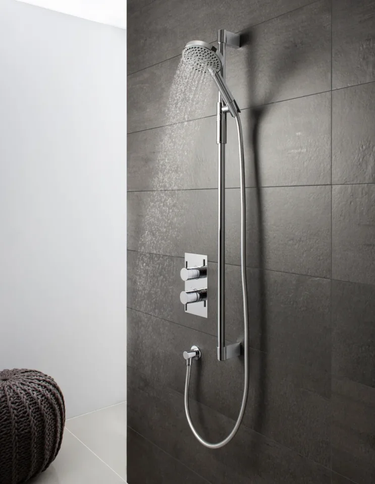 Crosswater Ethos Package 2 Premium Shower Kit Chrome detail view - Image 2