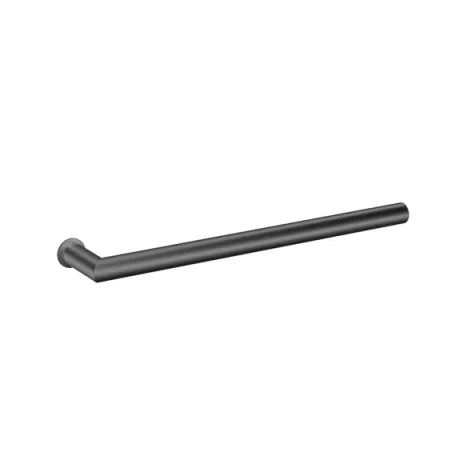 Thermosphere 12v Heated Towel Bar Single Round 500mm Matt Black detail view - Image 3