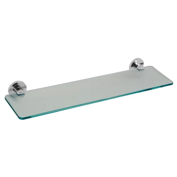 Vado Elements Frosted Glass Shelf 558mm (22'') Chrome