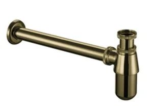 Burlington Round Bottom Basin Bottle Trap Gold