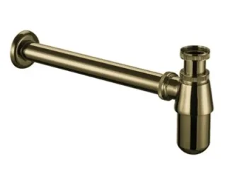 Burlington Round Bottom Basin Bottle Trap Gold