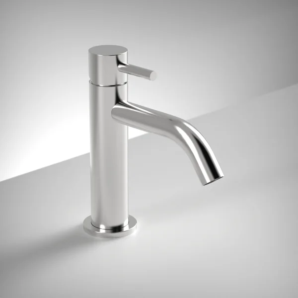 AVA Trend Monobloc Basin Mixer Tap Polished Stainless Steel