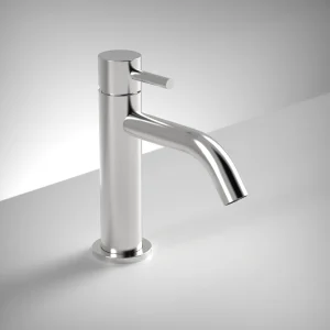 AVA Trend Monobloc Basin Mixer Tap Polished Stainless Steel