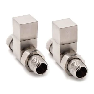 Reina Loge Radiators Valves - Brushed Straight