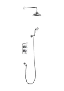 Burlington Two Outlet Concealed Divertor Shower Valve Chrome