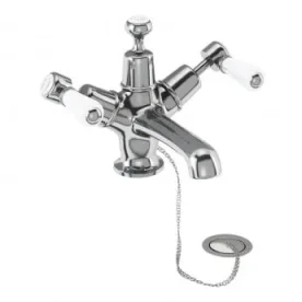 Burlington Burlinton Qt 1th Basin Mixer + Pcw (no Heads) Chrome product image - Image 1