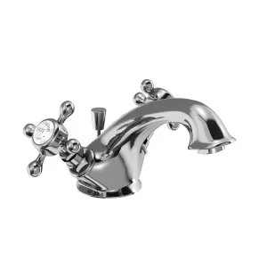 Burlington Stafford 1h Quarter Turn Basin Mixer Chrome