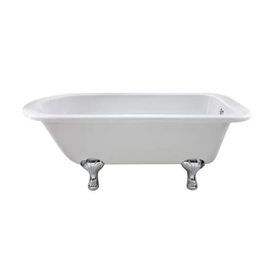 Bc Designs Mistley 1700 Bath With Feet Set 2 White detail view - Image 2