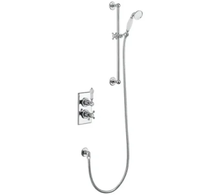 Burlington Single Outlet Conceal Shower Valve Chrome