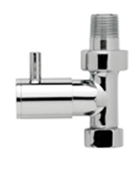 Eastbrook Minimalist Radiator Valves Straight (pair) Chrome