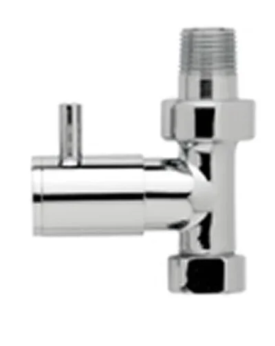 Eastbrook Minimalist Radiator Valves Straight (pair) Chrome product image - Image 1