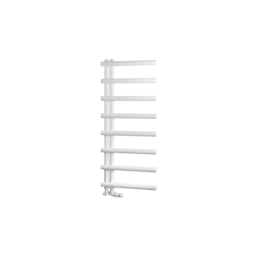 Eastbrook Marlow E-style 1150 X 500 Towel Rail Matt White product image - Image 1