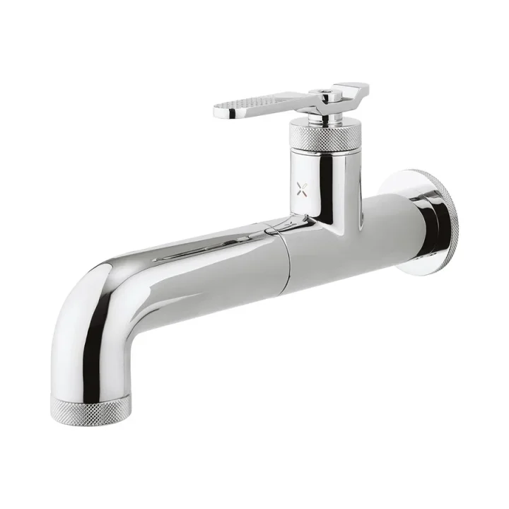 Crosswater Union Single Hole Wall Mounted Basin Mixer Tap Chrome product image - Image 1