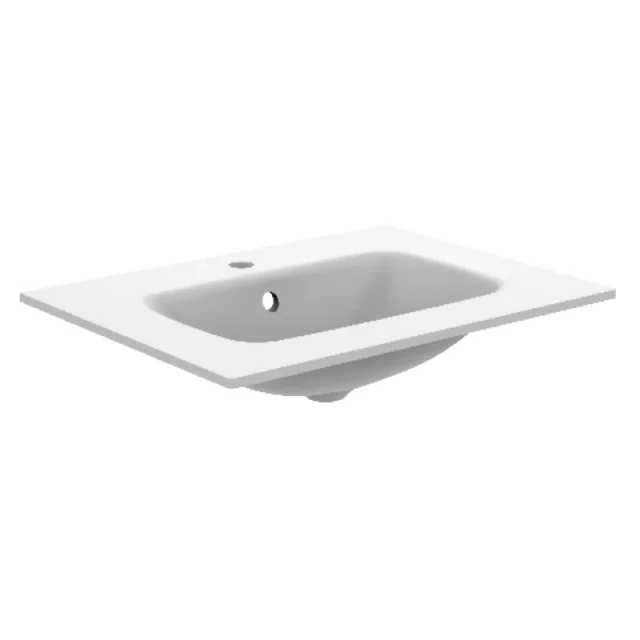 Crosswater Glide Ii Basin Glass 600 1th Ice White product image - Image 1