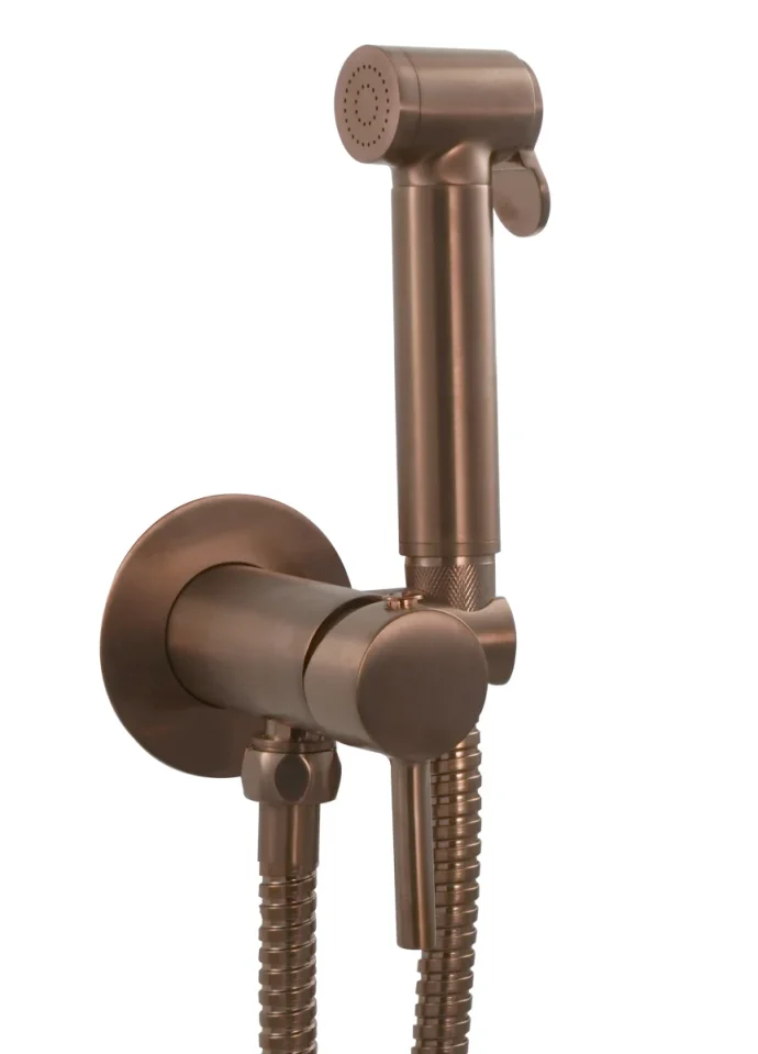 Just Taps Single Lever Douche Set For Cold And Hot Operation Brushed Bronze product image - Image 1