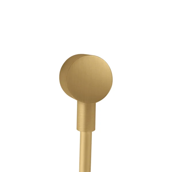 Axor Starck Wall Outlet Round Brushed Gold Optic