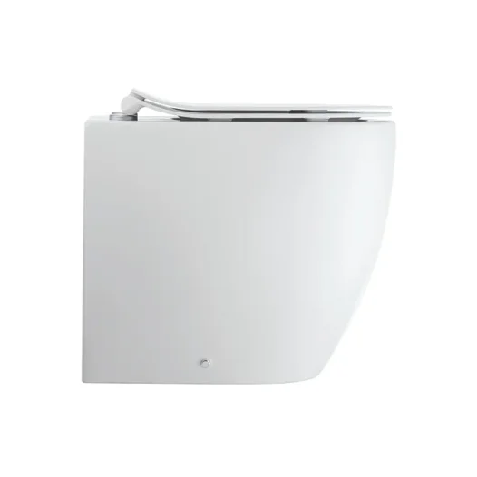 Crosswater Glide Ii Back To Wall Toilet Rimless White detail view - Image 5