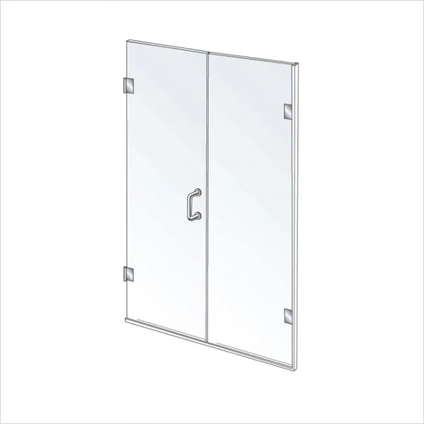 Shower Lab View 03 Standard-door + Inline Panel 957-985 X 2000