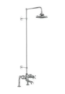 Burlington Tay Thermo Bath Shower Mixer Deck Mounte Chrome
