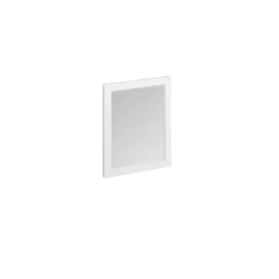 Burlington 600 Mirror Without Led - Matt White detail view - Image 2