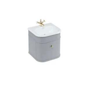 Burlington 55x47 Roll Top Basin With Overflow
