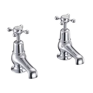 Burlington Qt Claremont 3" Basin Taps Chrome