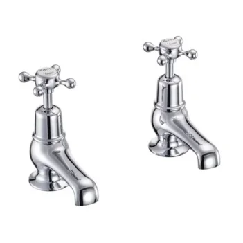 Burlington Qt Claremont 3" Basin Taps Chrome