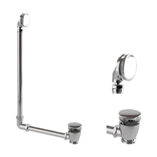 Britton External Bath Overflow Click Waste Chrome