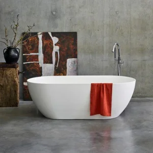 Britton Formoso Grande Matt White Bath