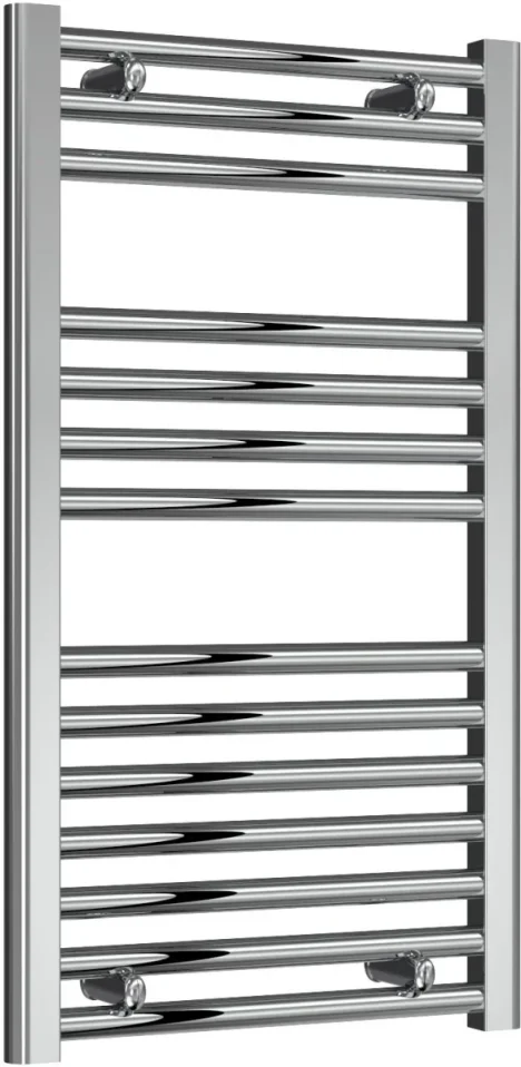 Reina Diva 450 X 800 Towel Radiator Chrome Flat product image - Image 1