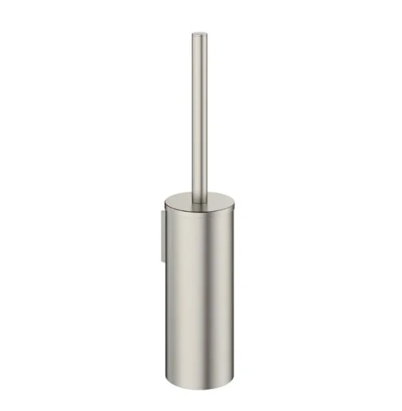 Crosswater MPRO Wall Mounted Toilet Brush Set Brushed Stainless Steel Effect