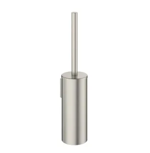 Crosswater MPRO Wall Mounted Toilet Brush Set Brushed Stainless Steel Effect