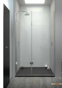 Shower Lab View 04 Standard-inline Panel + Door 1054-1088 X 2000