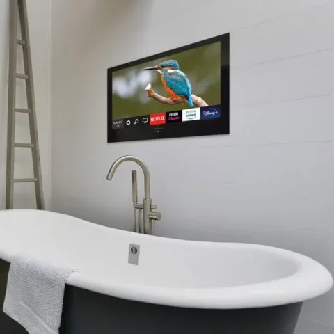ProofVision 24" Inch Premium Waterproof Bathroom Smart TV - Black detail view - Image 3