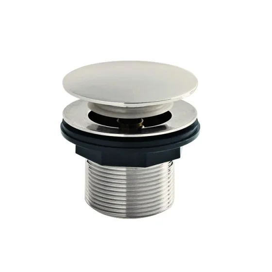 Bc Designs Push Down Bath Waste 60mm (unslotted) Nickel product image - Image 1