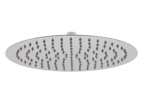 Vado Aquablade Single Function Easy Clean Slim Line Round Shower Head 300mm (12") Chrome detail view - Image 2