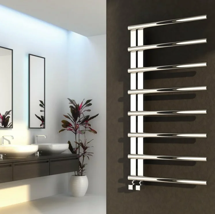 Reina Celico 500 X 1415 Stainless Steel Towel Radiator detail view - Image 2