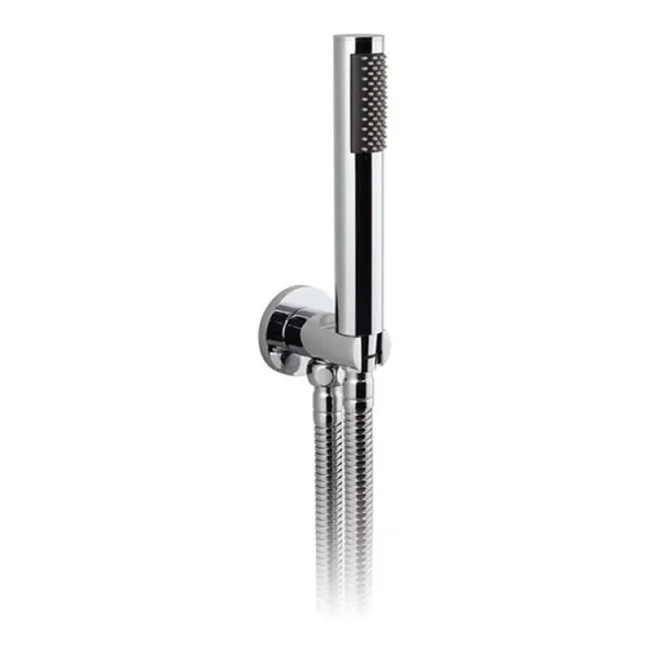 Vado Zoo Single Function Mini Shower Kit With 150cm Shower Hose And Bracket With Integrated Outlet Chrome