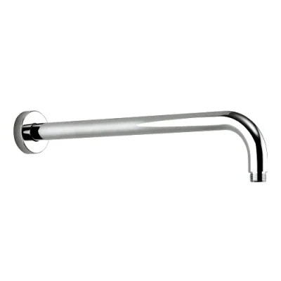 Crosswater Square Shower Arm 380mm Chrome detail view - Image 2