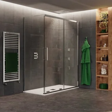 Crosswater Optix Side Panel For Slider 900 Chrome