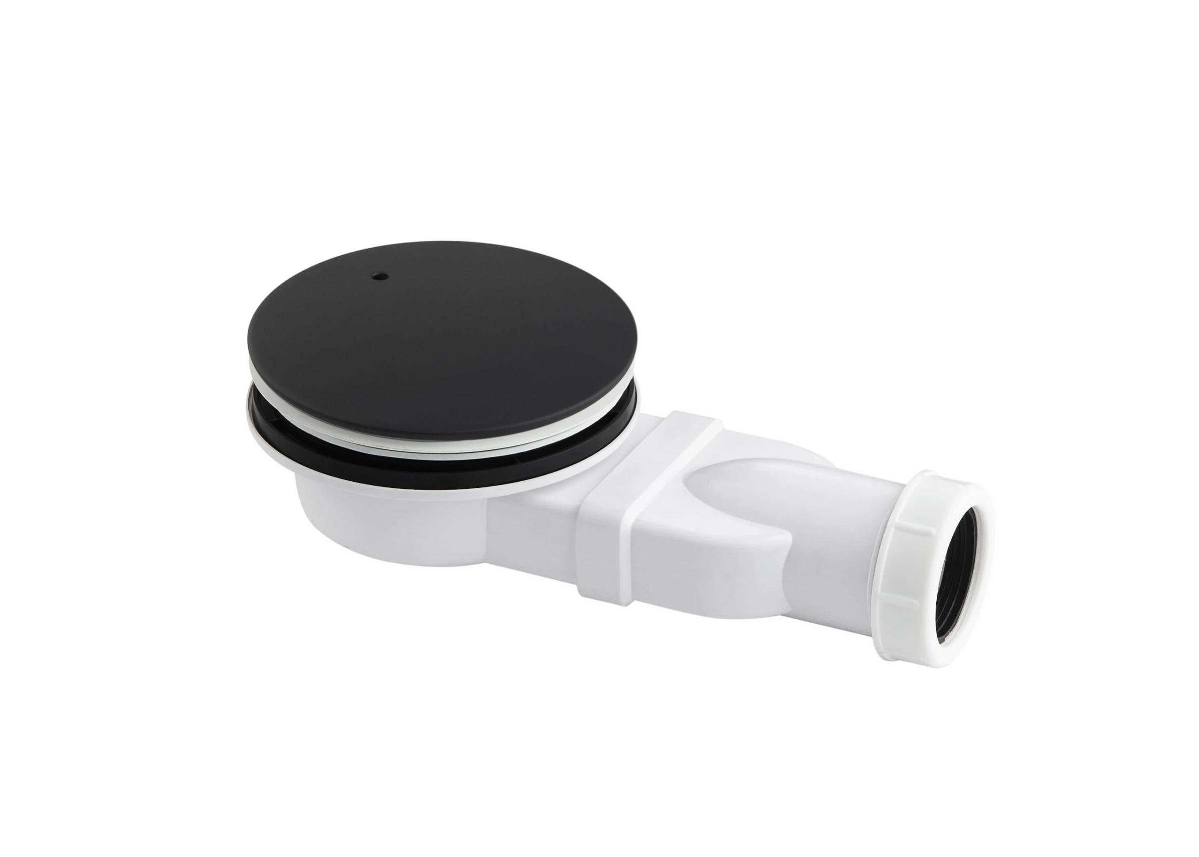 Just Taps Vos Slim Shower Waste Matt Black