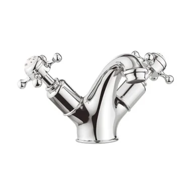 Crosswater Belgravia Crosshead Luxury Mono Mixer No Waste Deck Mounted Chrome product image - Image 1